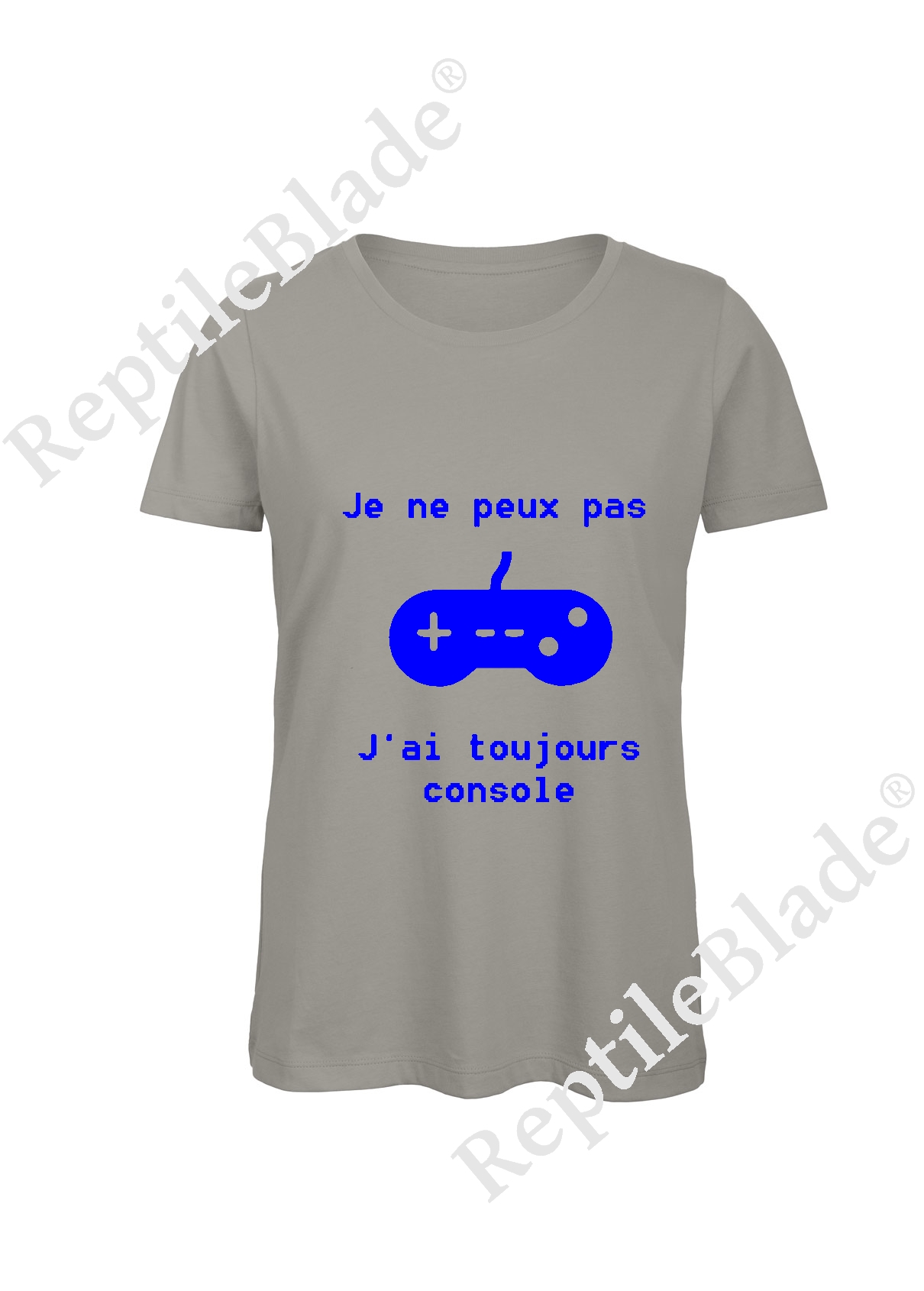 Miniature T-shirt femme "Je peux pas j'ai toujours console"