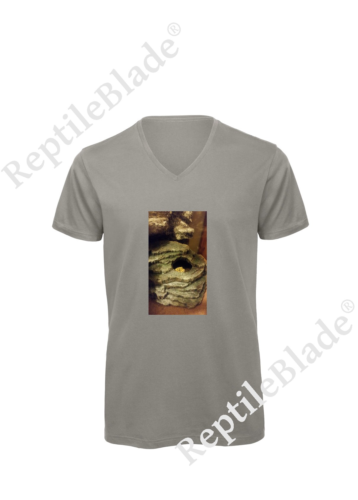 T-shirt homme col v "Lilo tortues"