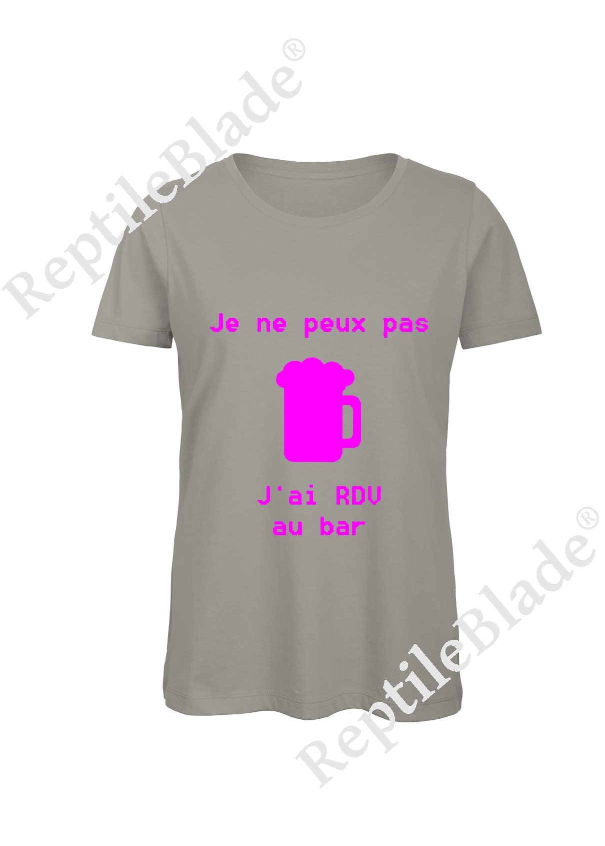 Miniature T-shirt femme "Je peux pas j'ai encore rdv au bar"