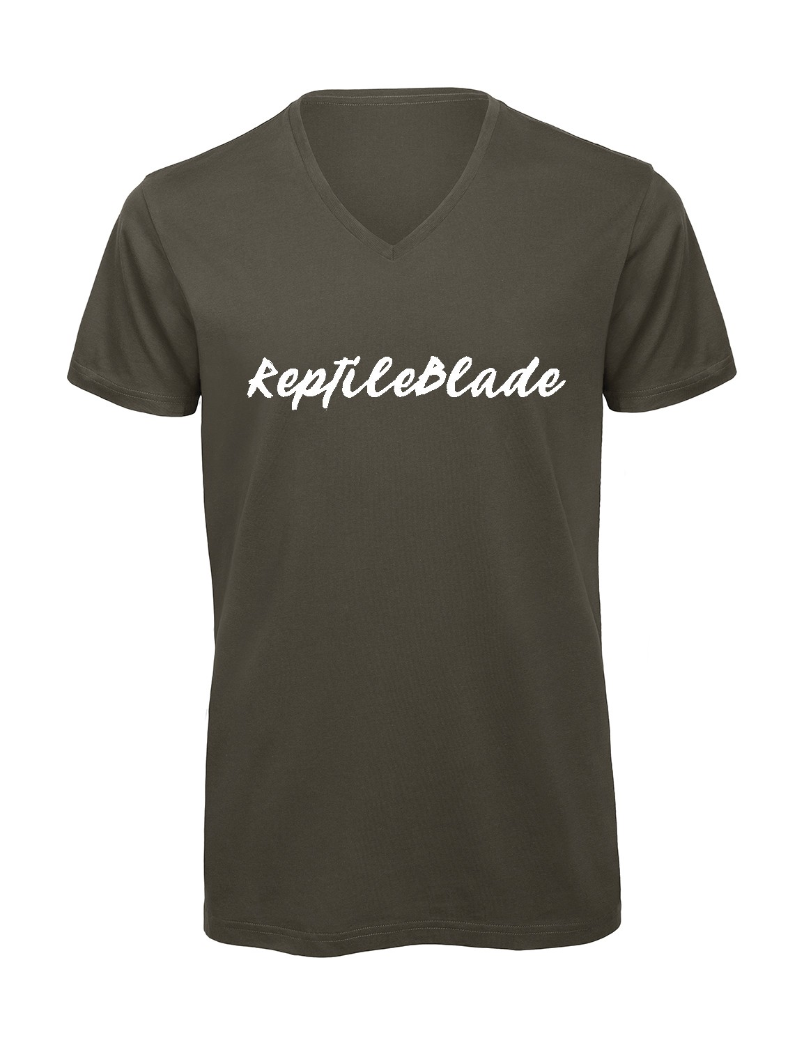 Miniature T-shirt homme col v "ReptileBlade"