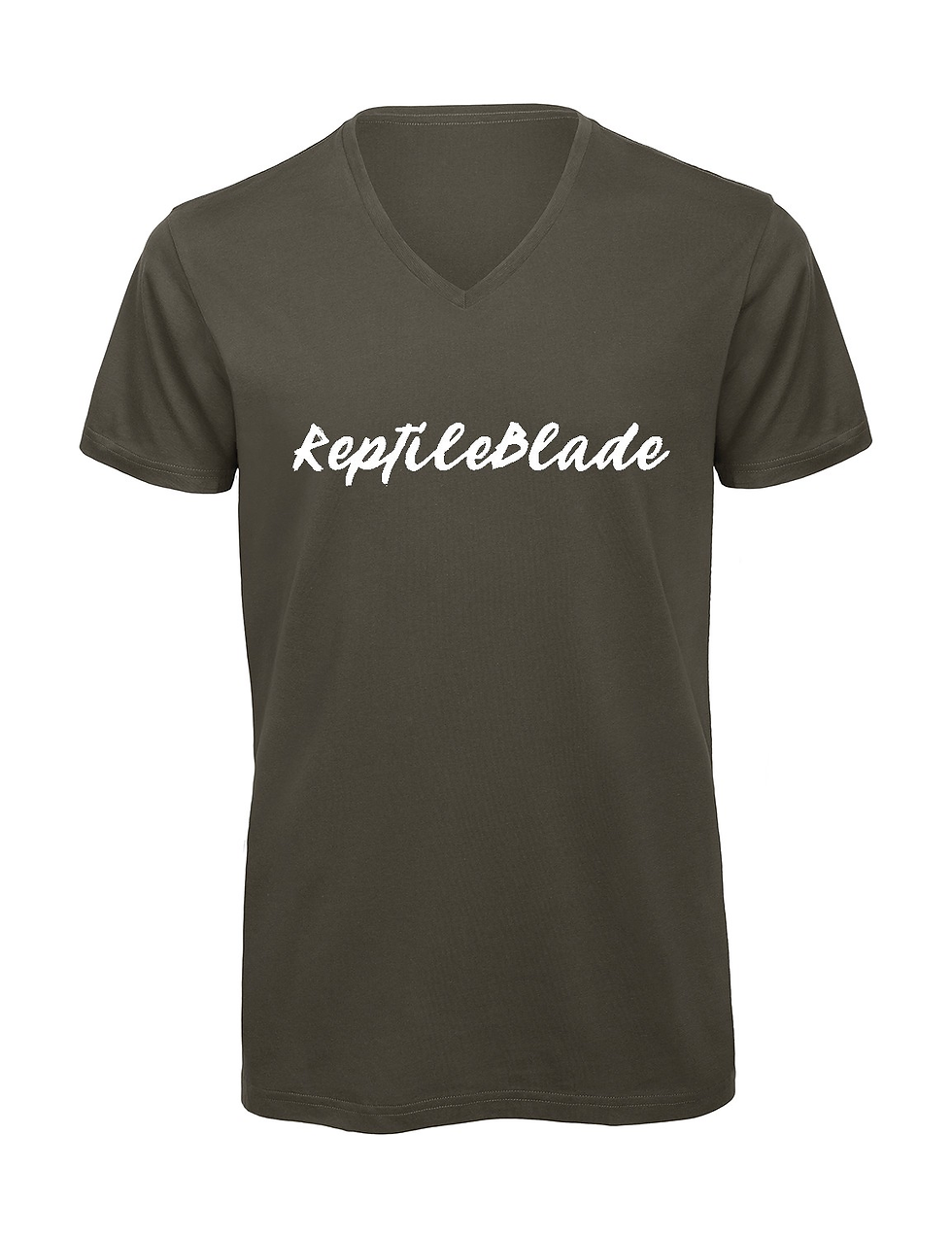 תמונה ממוזערת: T-shirt homme col v "ReptileBlade"