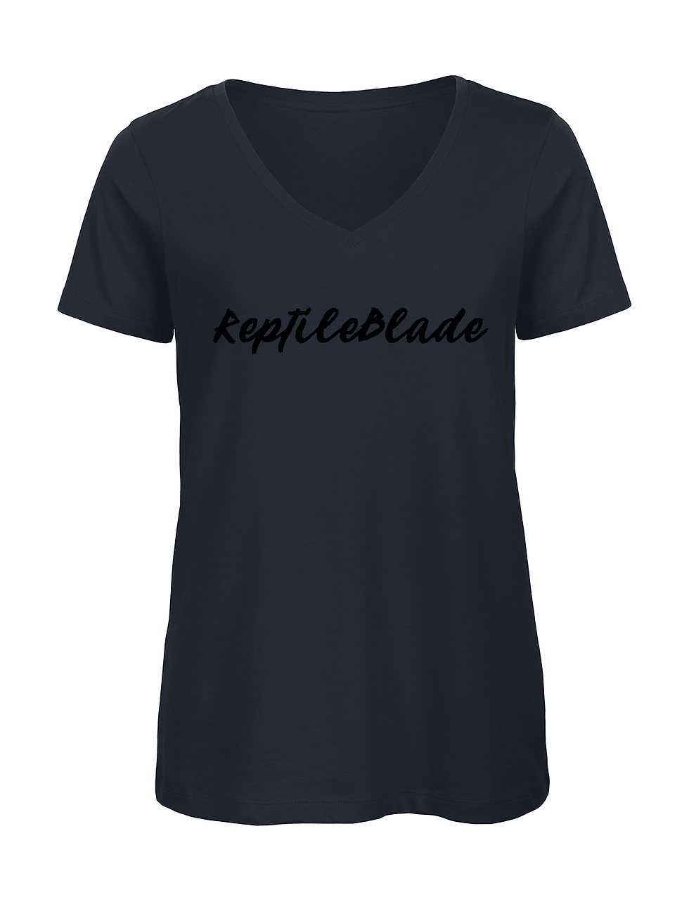 Thumbnail: T-shirt femme col v "ReptileBlade"
