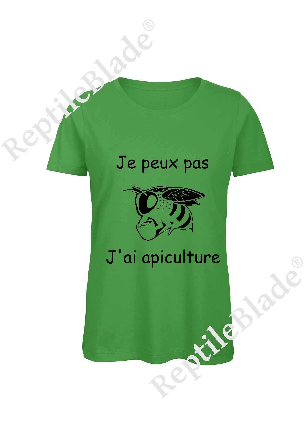 Miniature T-shirt femme "Je peux pas j'ai apiculture"