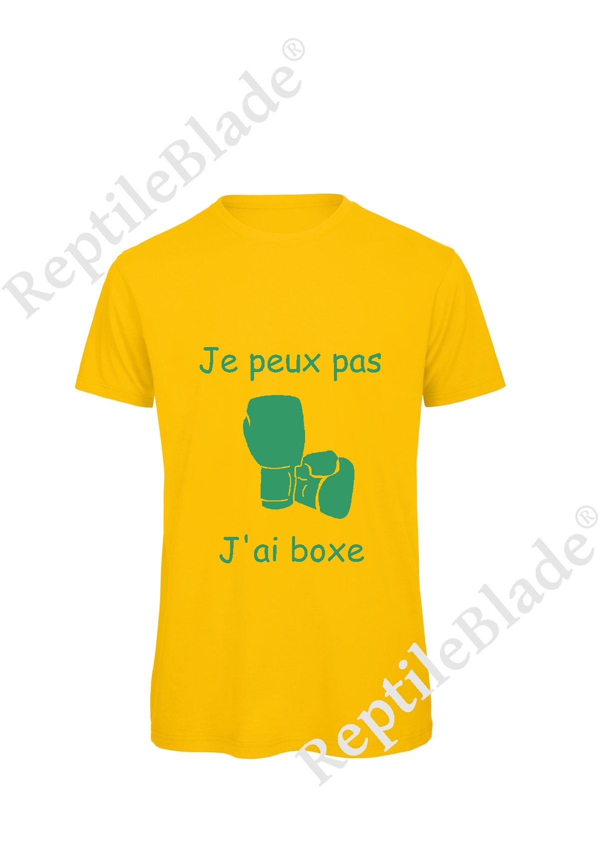 Miniature T-shirt homme "Je peux pas j'ai boxe"