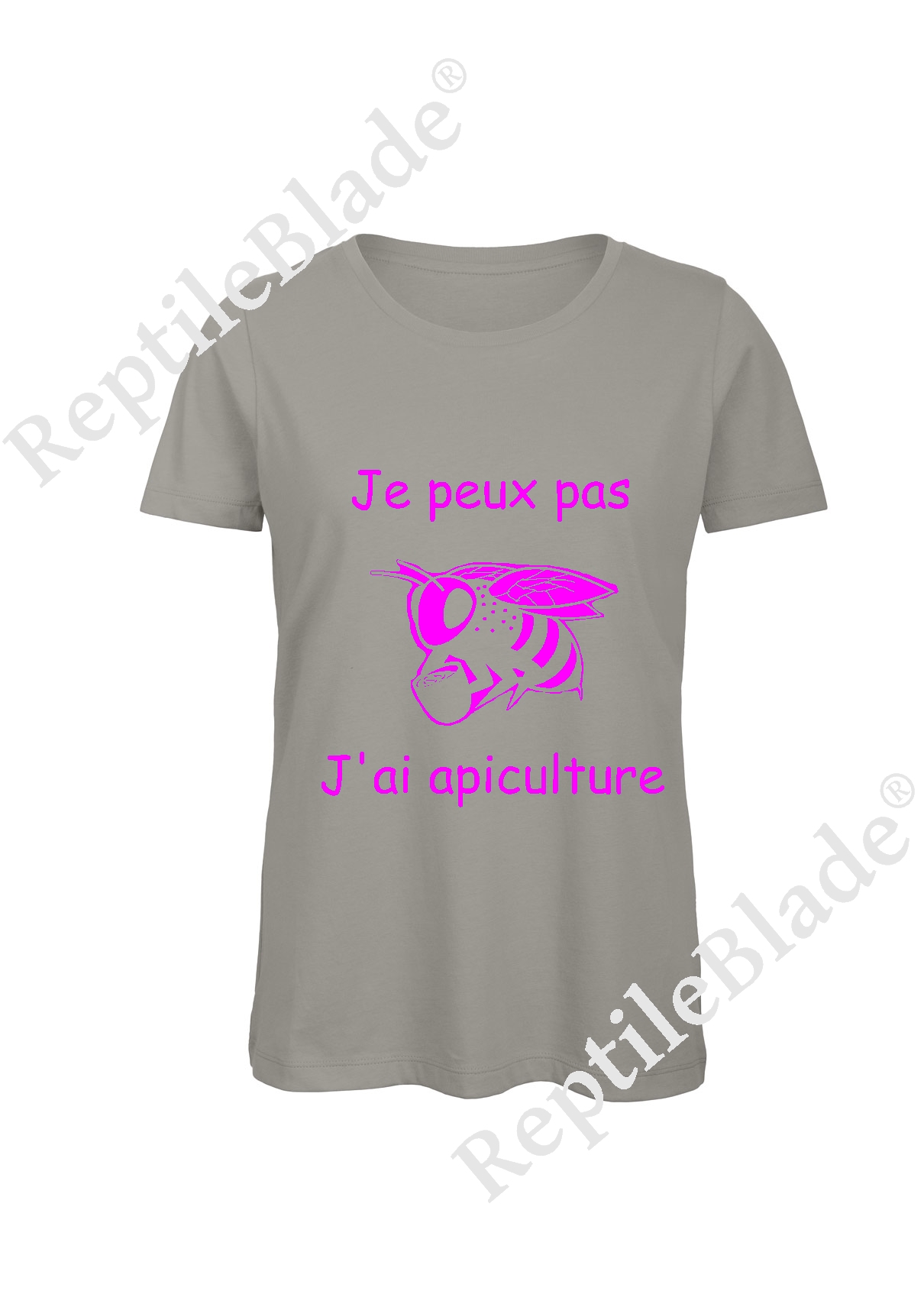 Miniature T-shirt femme "Je peux pas j'ai apiculture"
