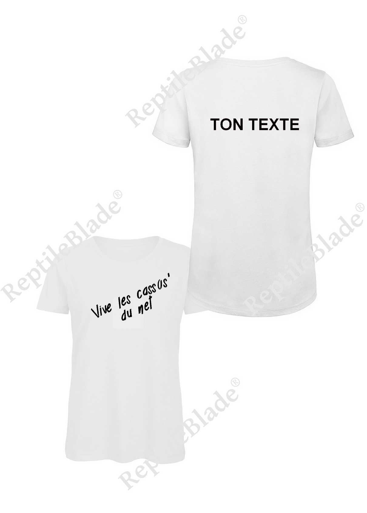 T-shirt femme "Vive les cassos' du net"