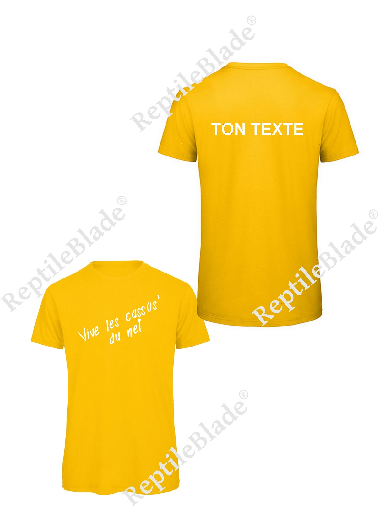 Miniature T-shirt homme "Vive les cassos' du net"