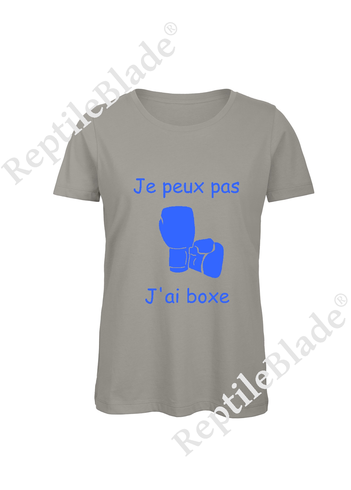 Miniature T-shirt femme "Je peux pas j'ai boxe"
