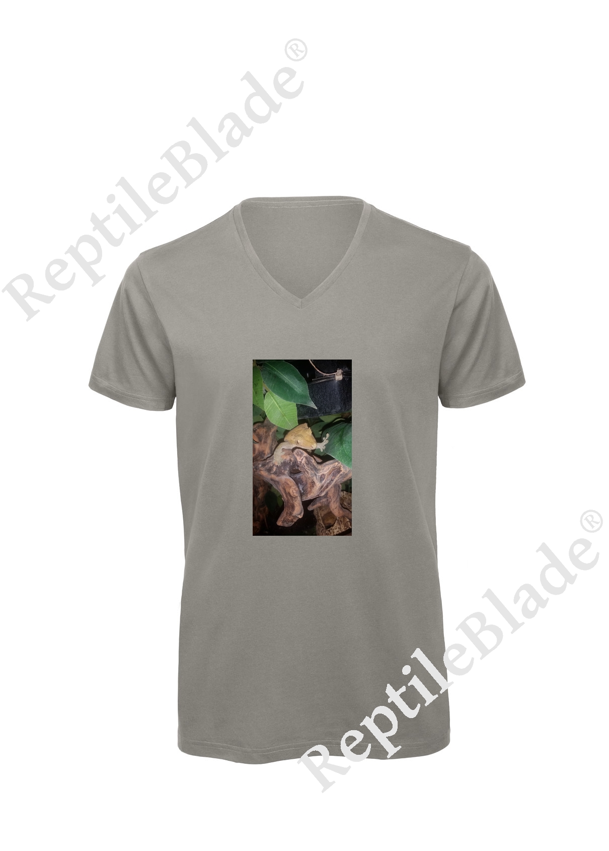 T-shirt homme col v "Lilo tortues"