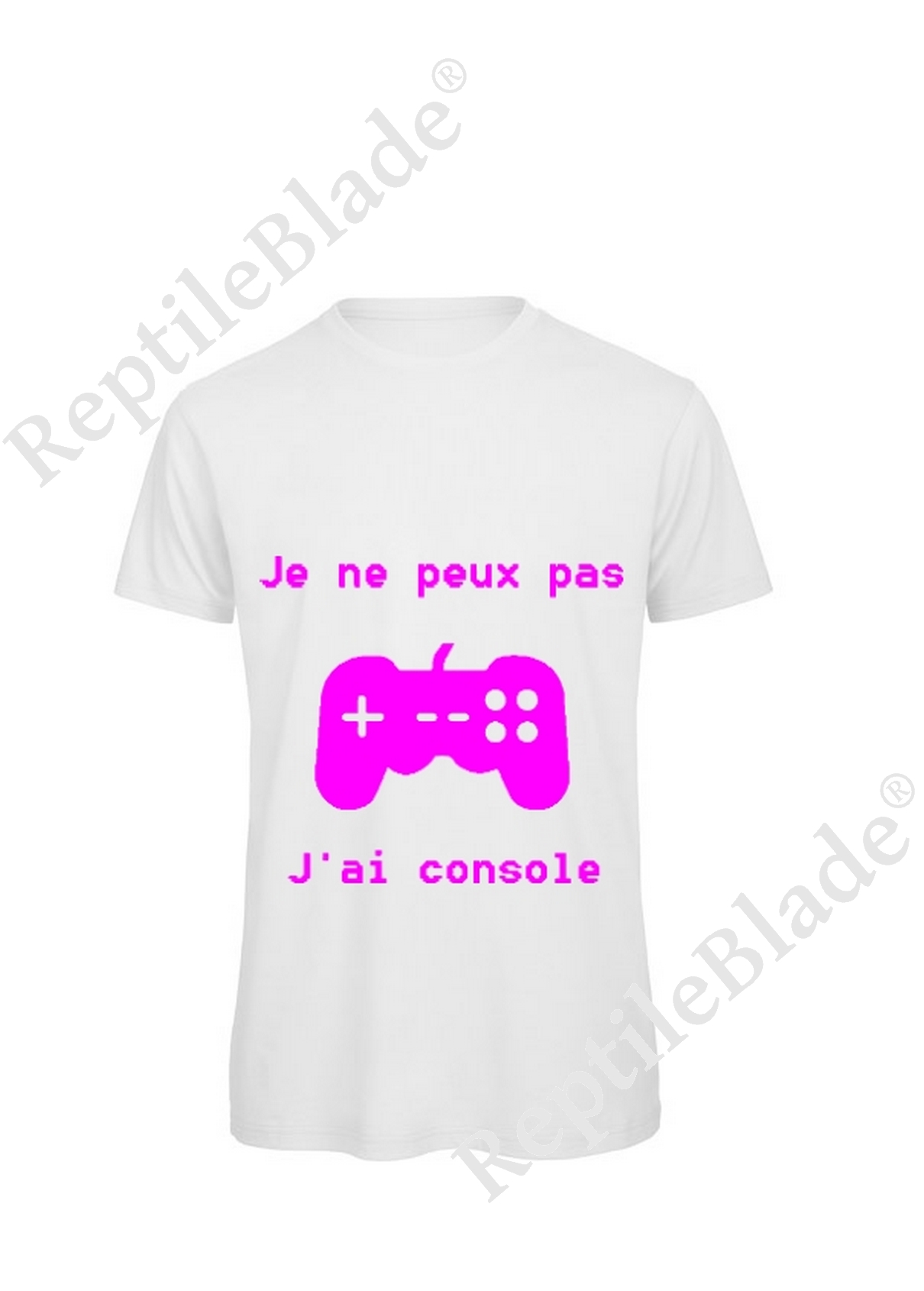 Miniature T-shirt homme "Je peux pas j'ai console"