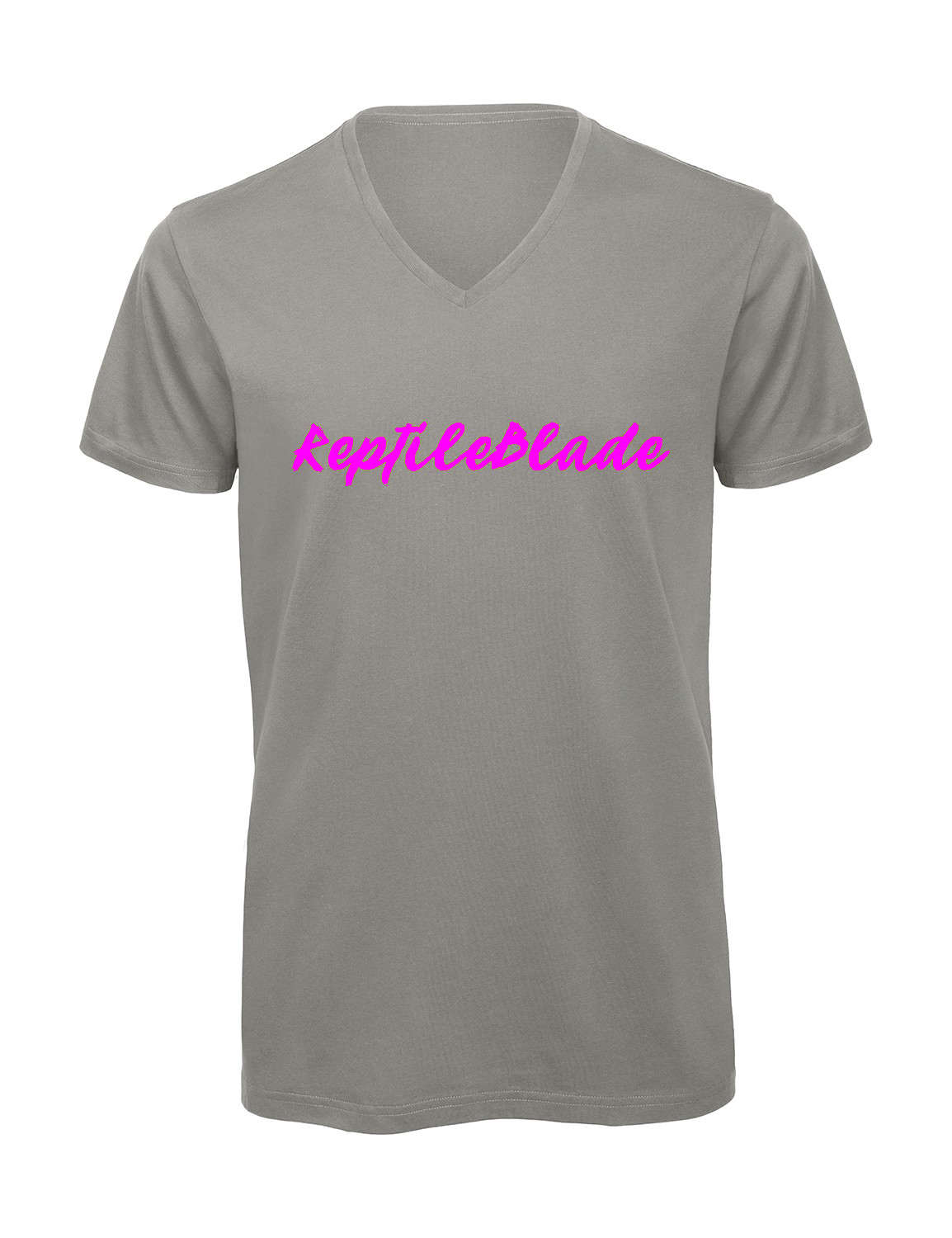 Miniature T-shirt homme col v "Reptileblade"