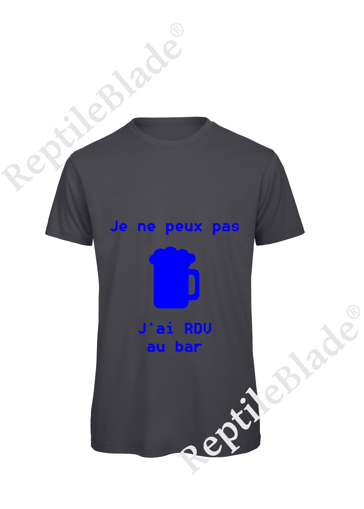 Miniature T-shirt homme "Je peux pas j'ai rdv au bar"