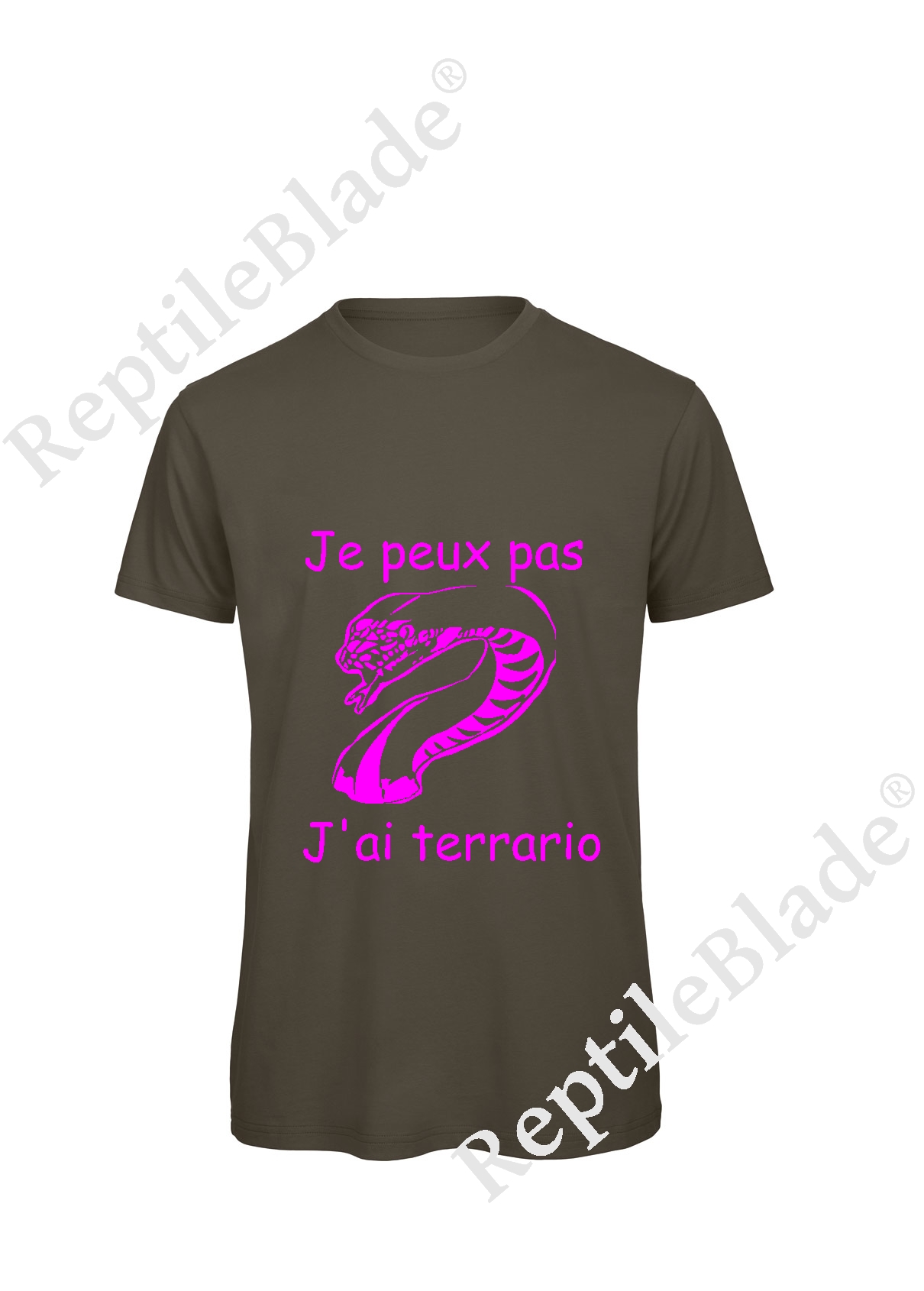 Miniature T-shirt homme "Je peux pas j'ai terrario"