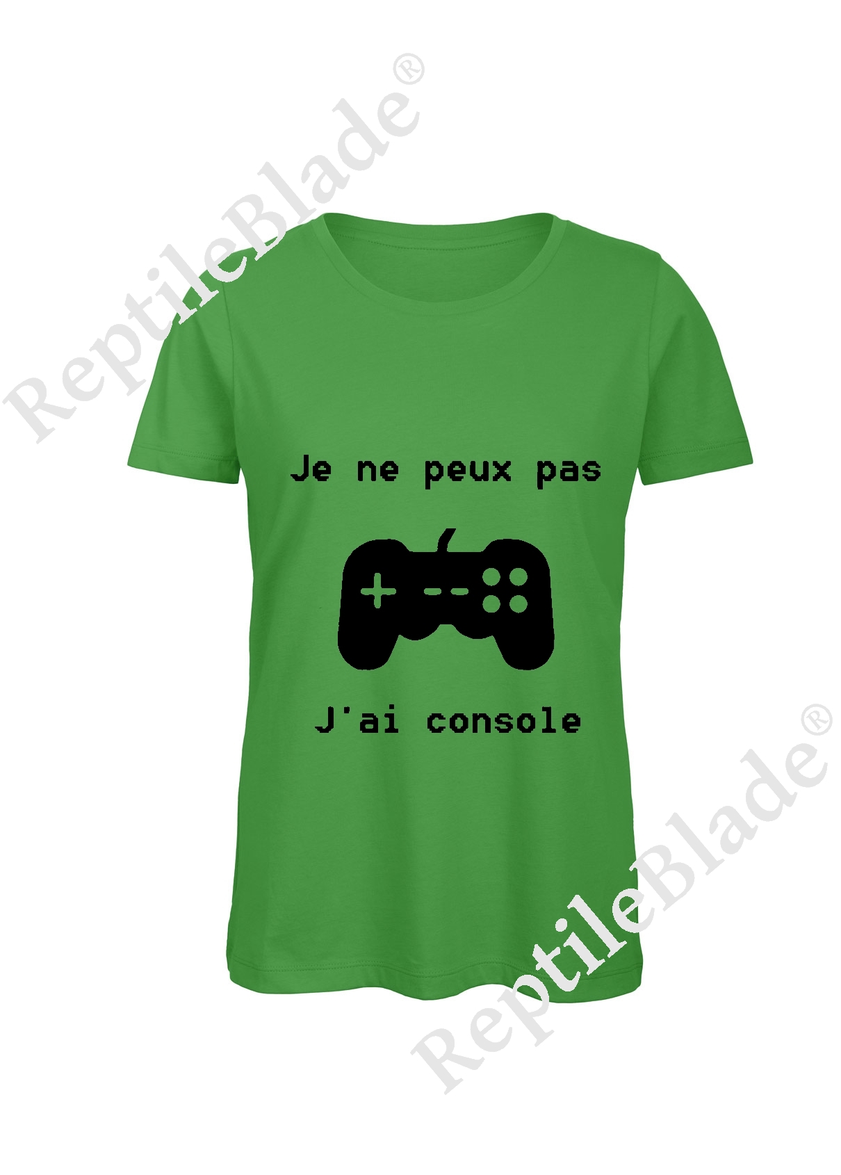 Miniature T-shirt femme "Je peux pas j'ai console"