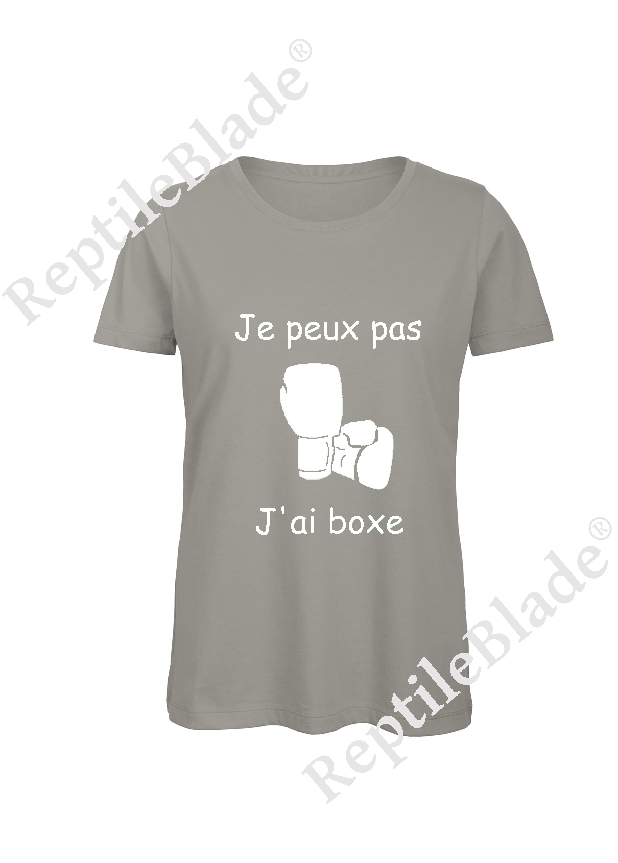 Miniature T-shirt femme "Je peux pas j'ai boxe"