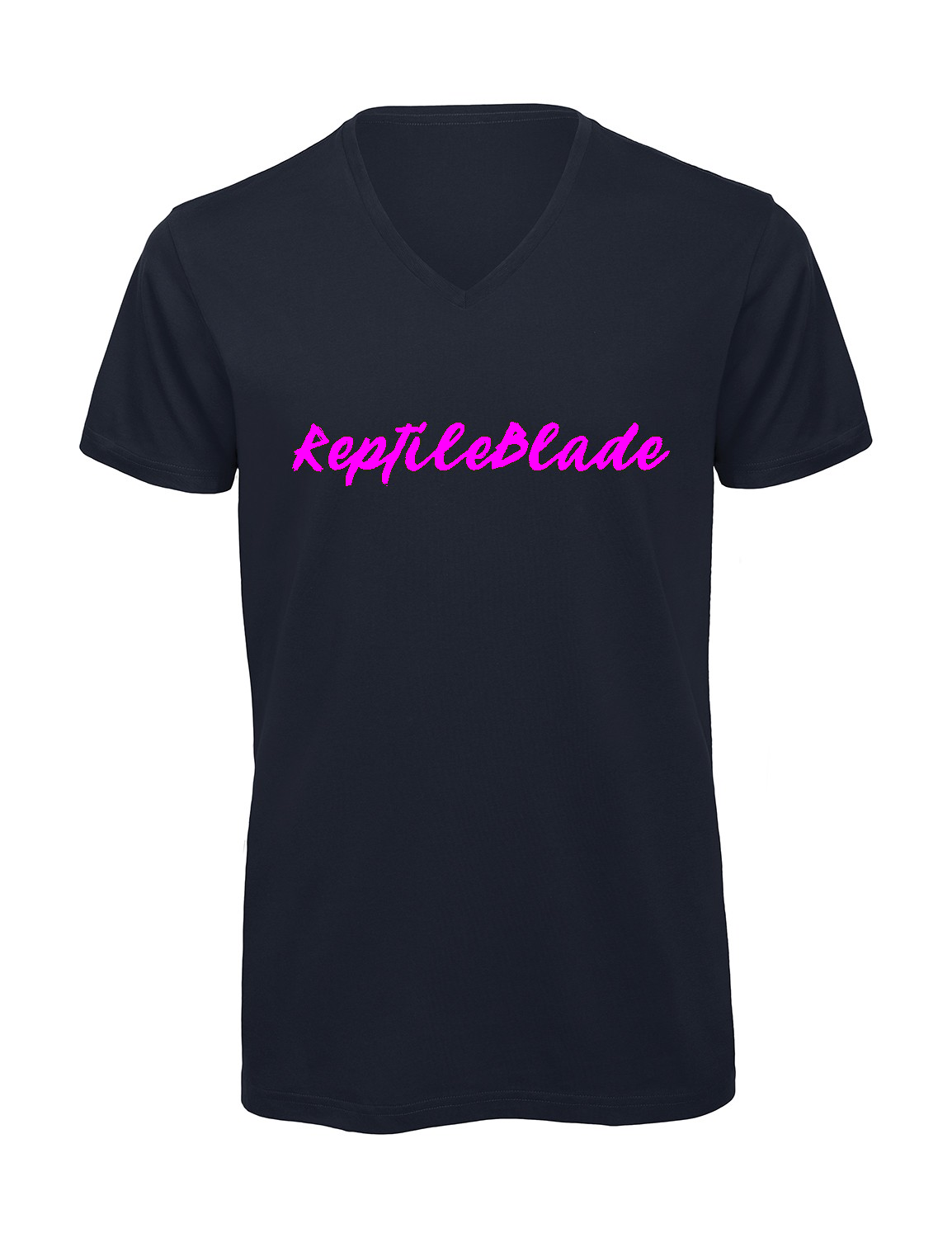 Miniature T-shirt homme col v "Reptileblade"
