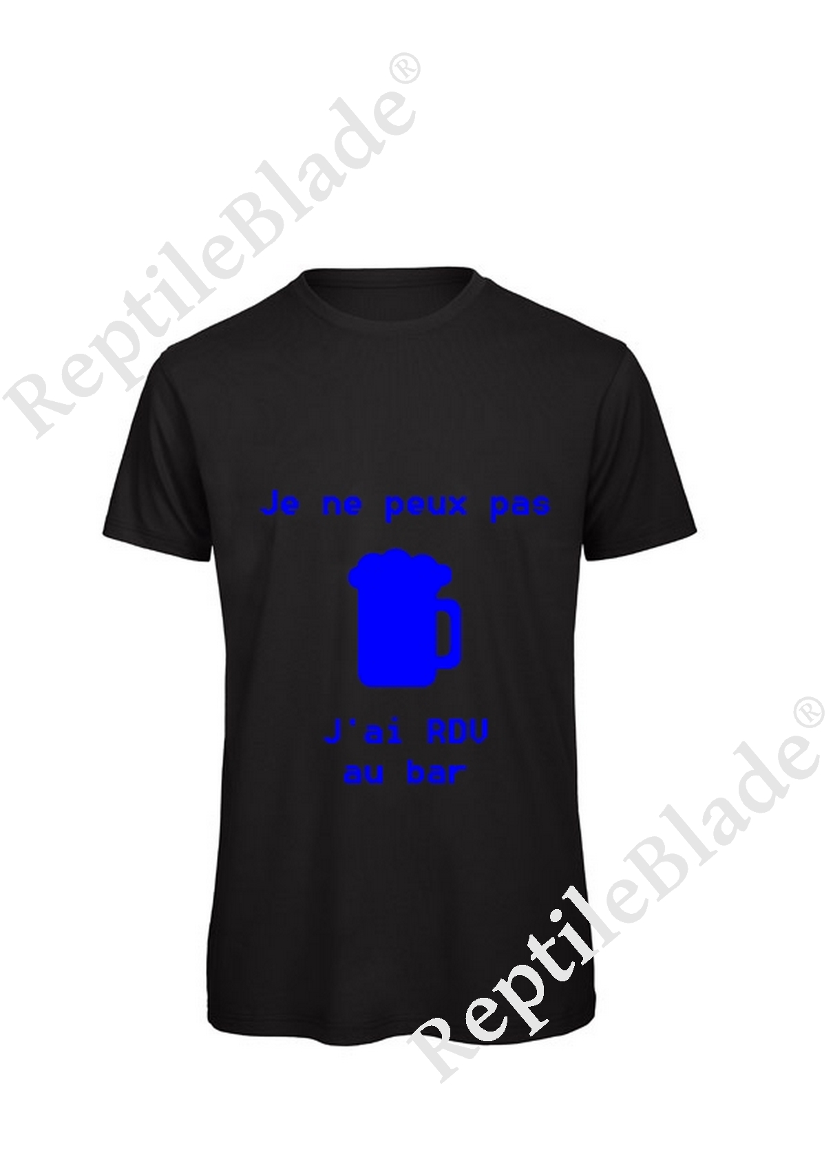 Miniature T-shirt homme "Je peux pas j'ai rdv au bar"