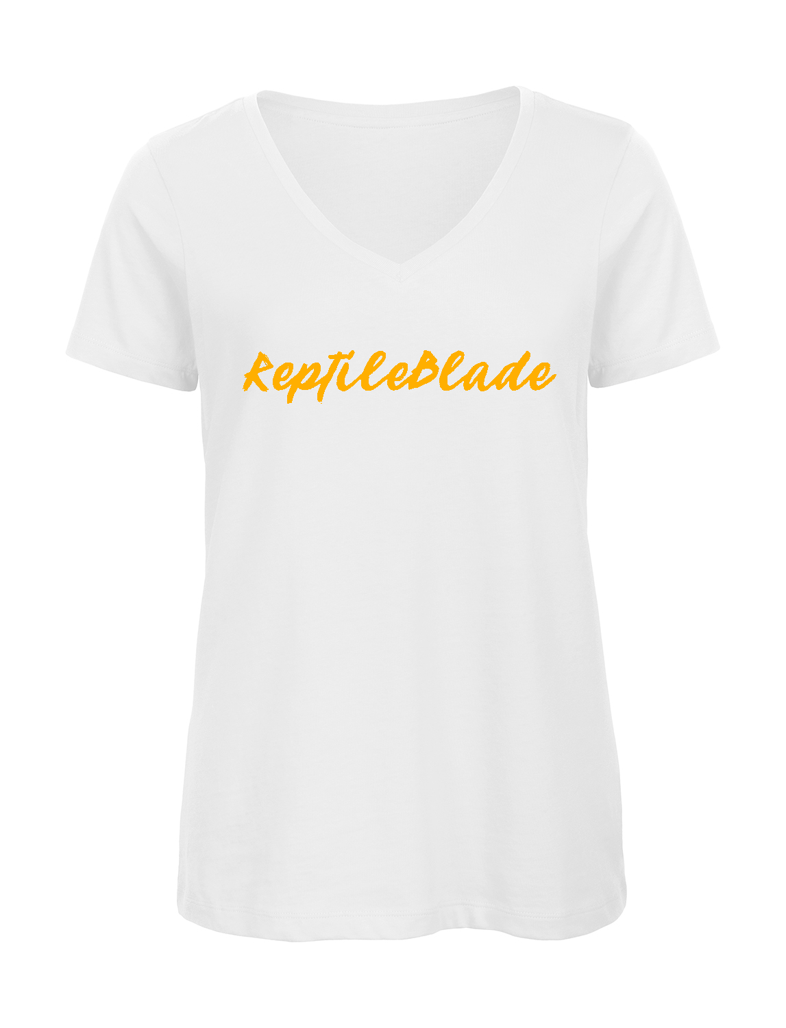 T-shirt femme col v "ReptileBlade"