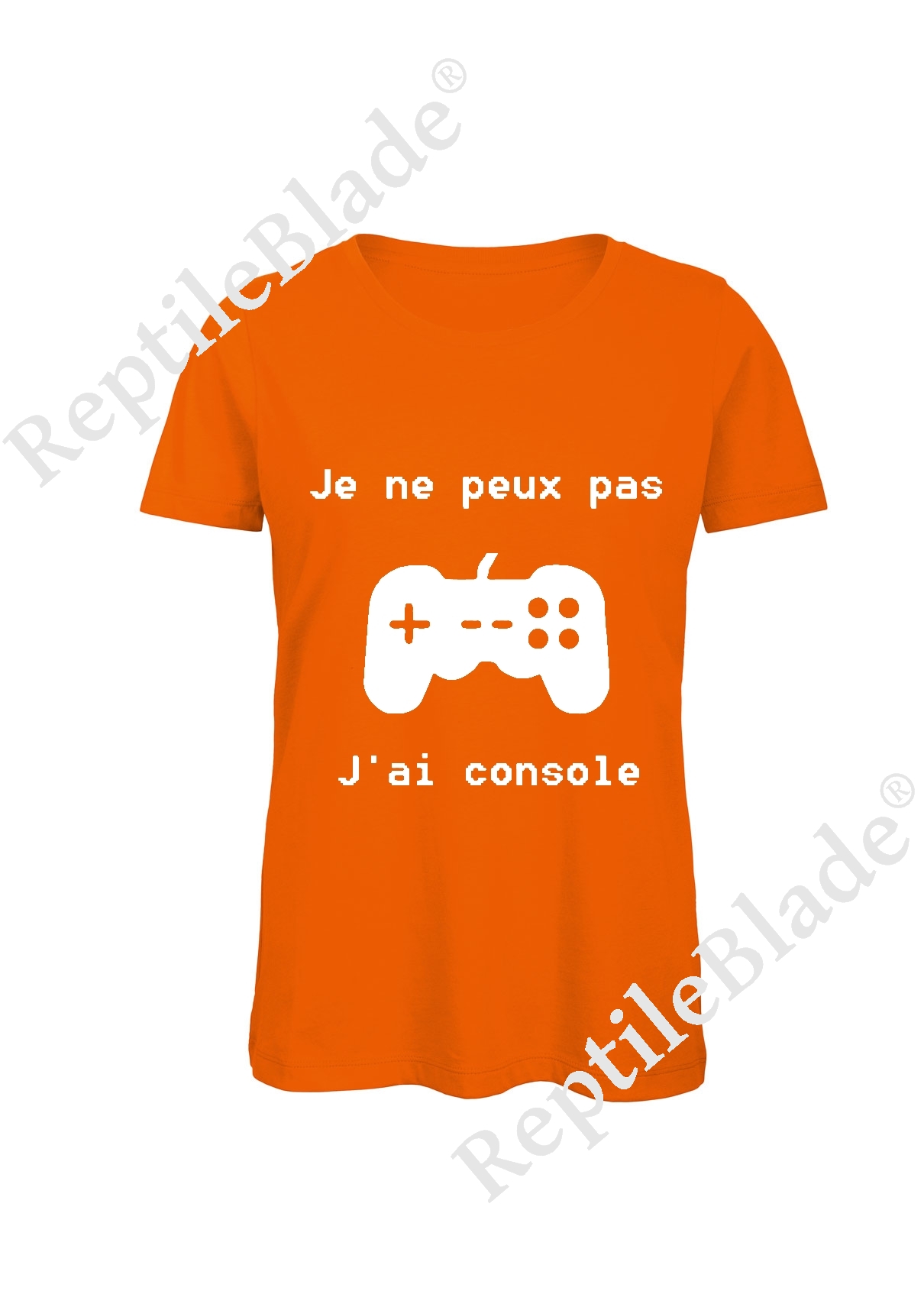 Miniature T-shirt femme "Je peux pas j'ai console"