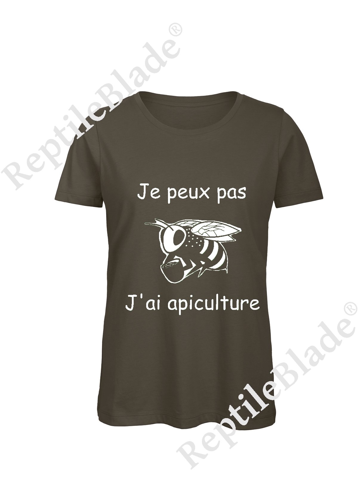 Miniature T-shirt femme "Je peux pas j'ai apiculture"