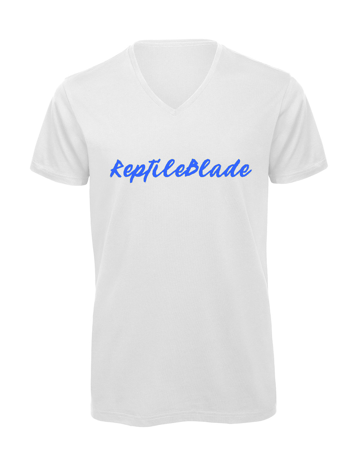 Miniature T-shirt homme col v "Reptileblade"