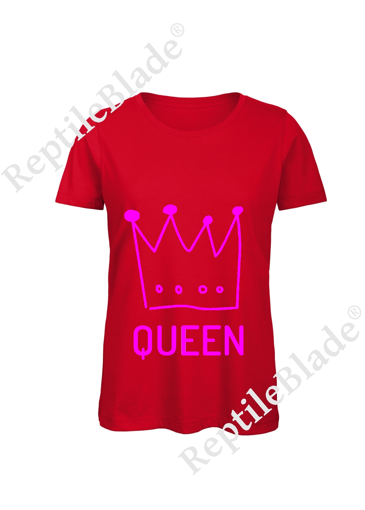 Miniature T-shirt femme "queen"