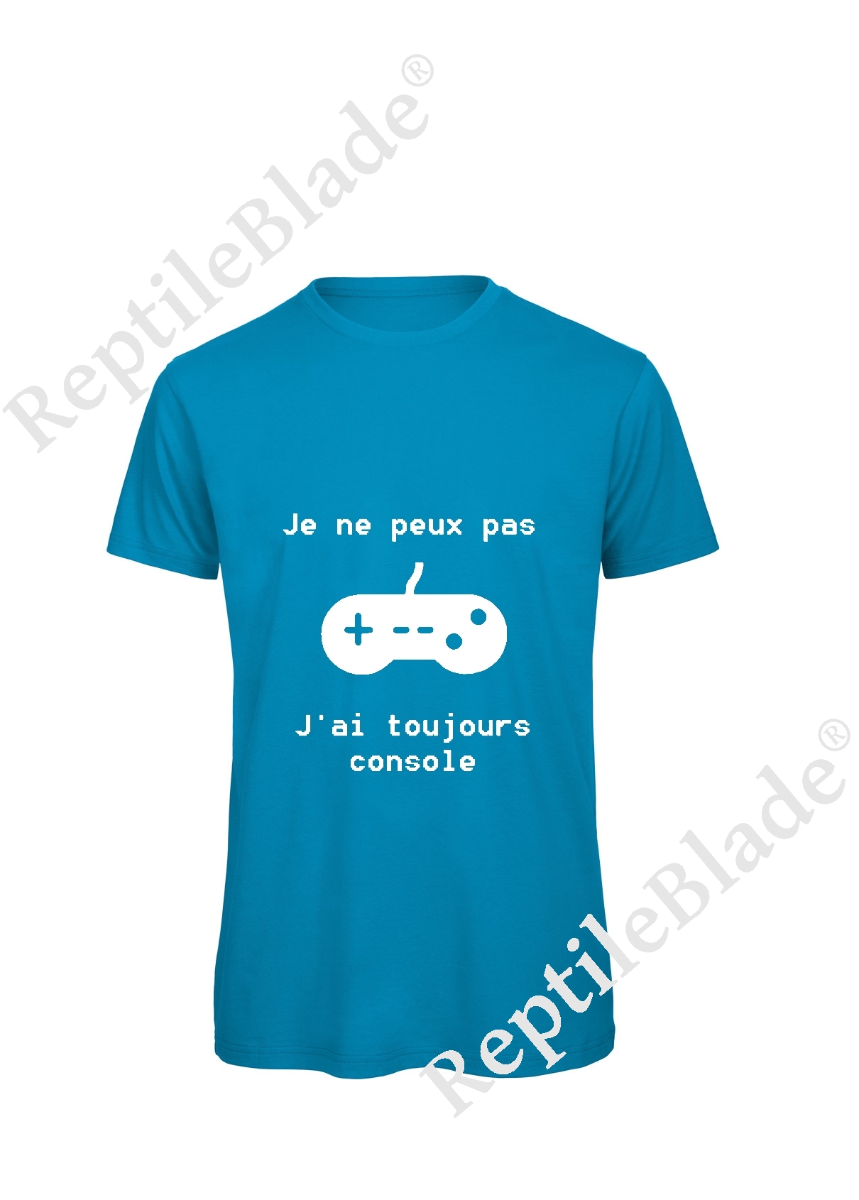 Miniature T-shirt homme "Je peux pas j'ai toujours console"