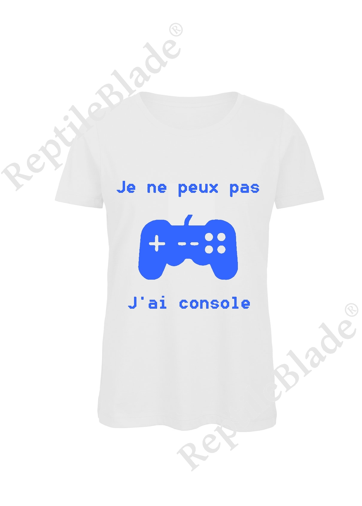 Miniature T-shirt femme "Je peux pas j'ai console"