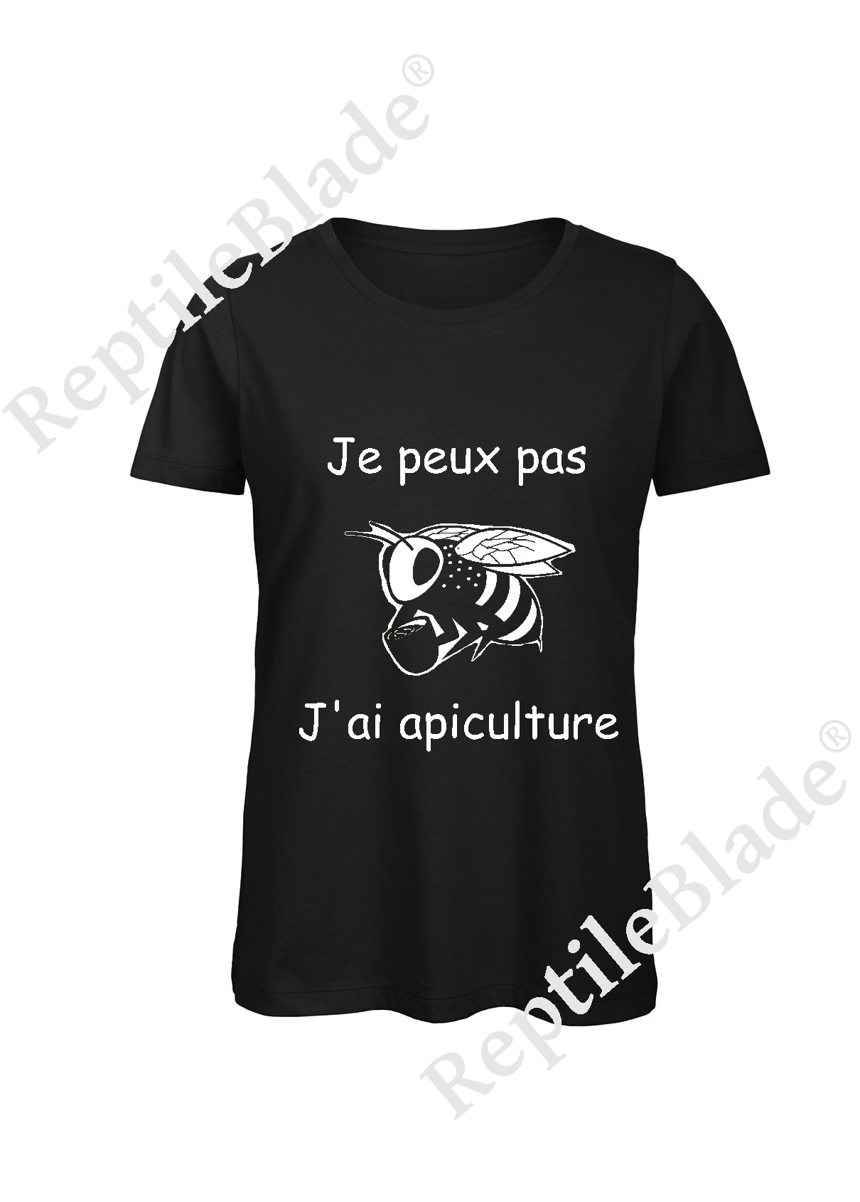 Miniature T-shirt femme "Je peux pas j'ai apiculture"