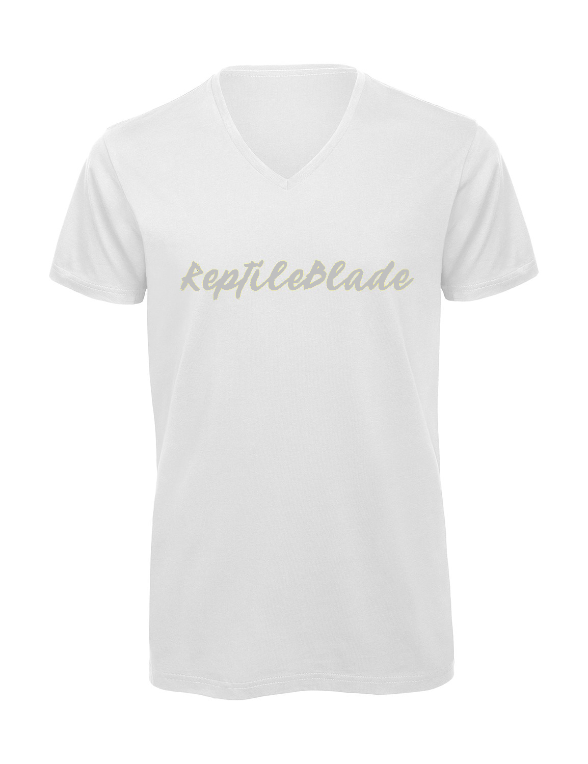 Miniature T-shirt homme col v "Reptileblade"