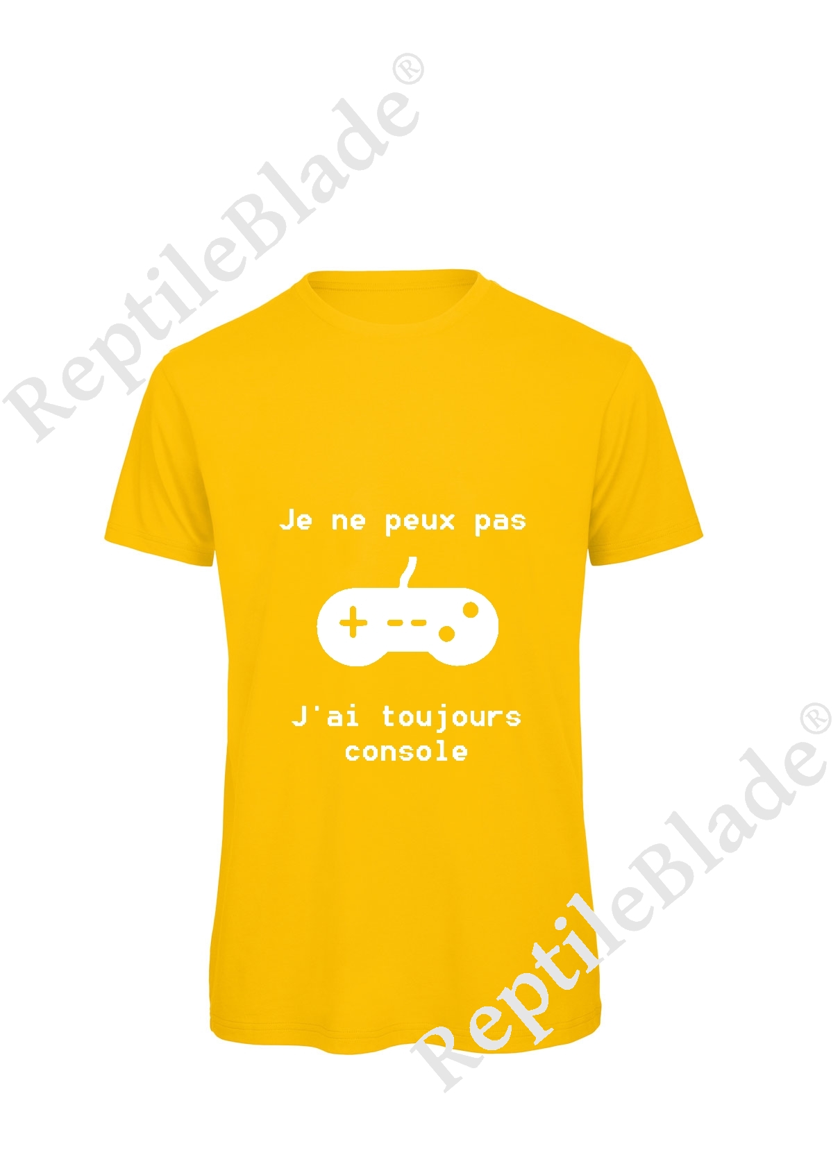 Miniature T-shirt homme "Je peux pas j'ai toujours console"