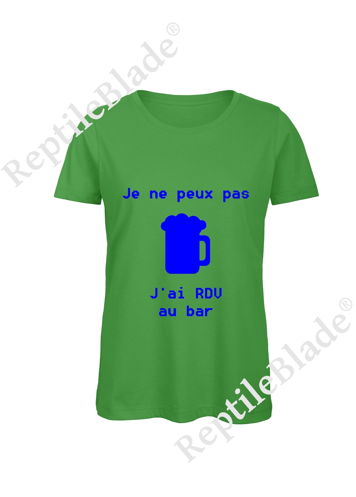 Miniature T-shirt femme "Je peux pas j'ai encore rdv au bar