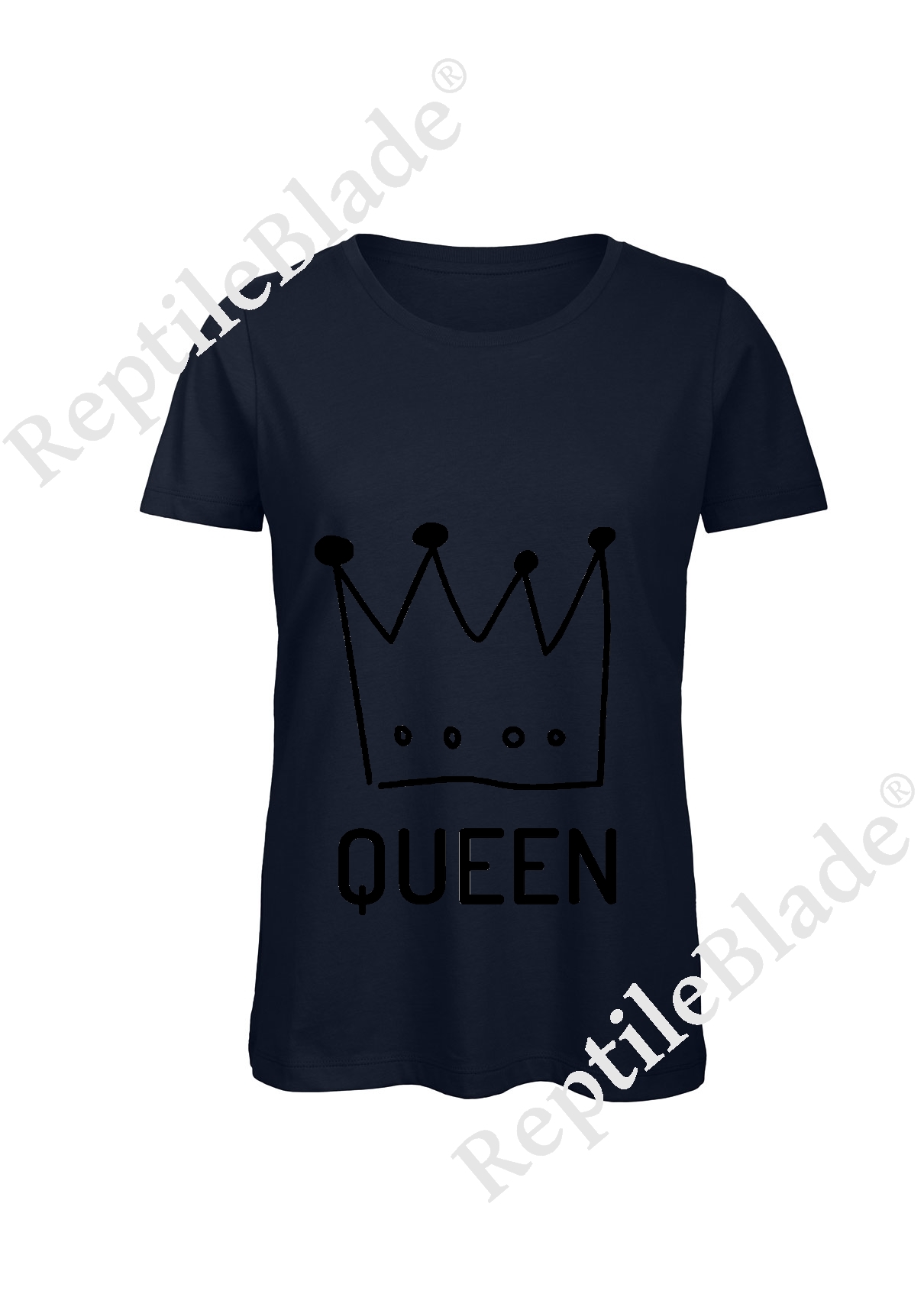 Miniature T-shirt femme "queen"