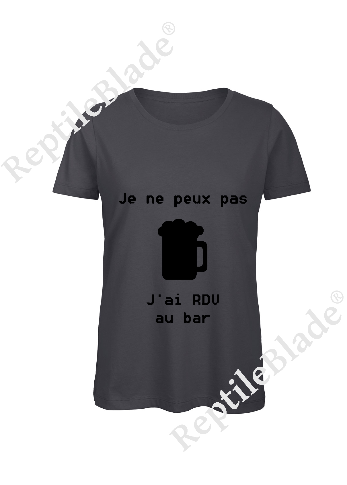 Miniature T-shirt femme "Je peux pas j'ai encore rdv au bar"