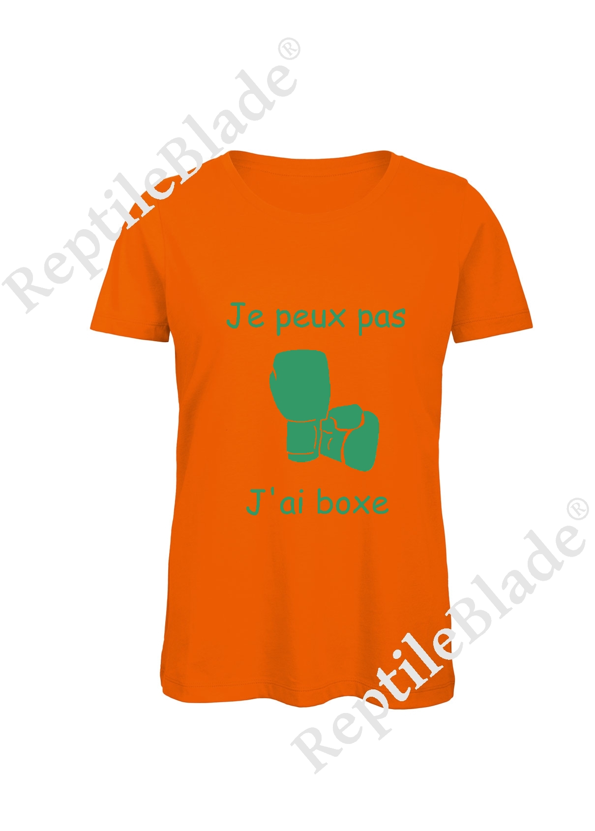 Miniature T-shirt femme "Je peux pas j'ai boxe"