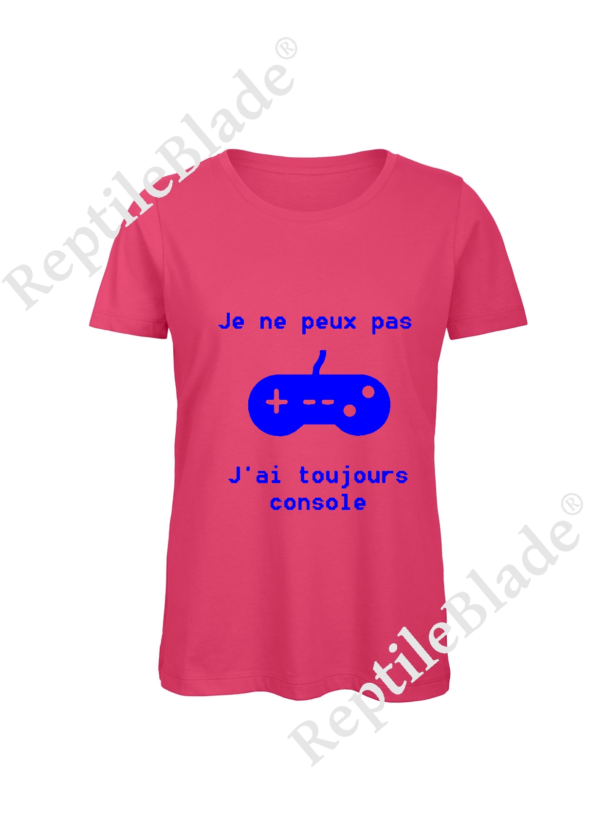 Miniature T-shirt femme "Je peux pas j'ai toujours console"