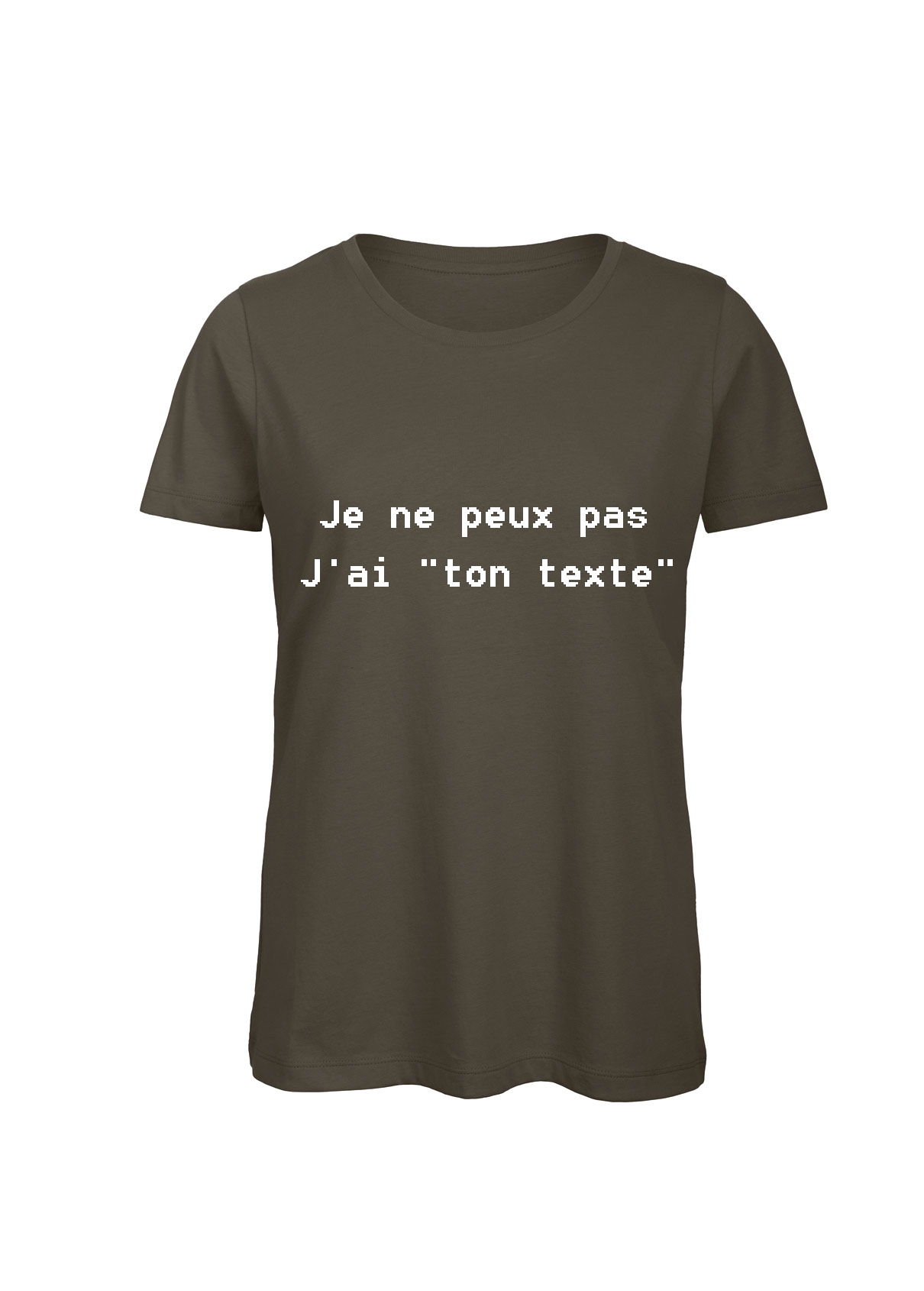 Miniature T-shirt femme "Je peux pas j'ai"