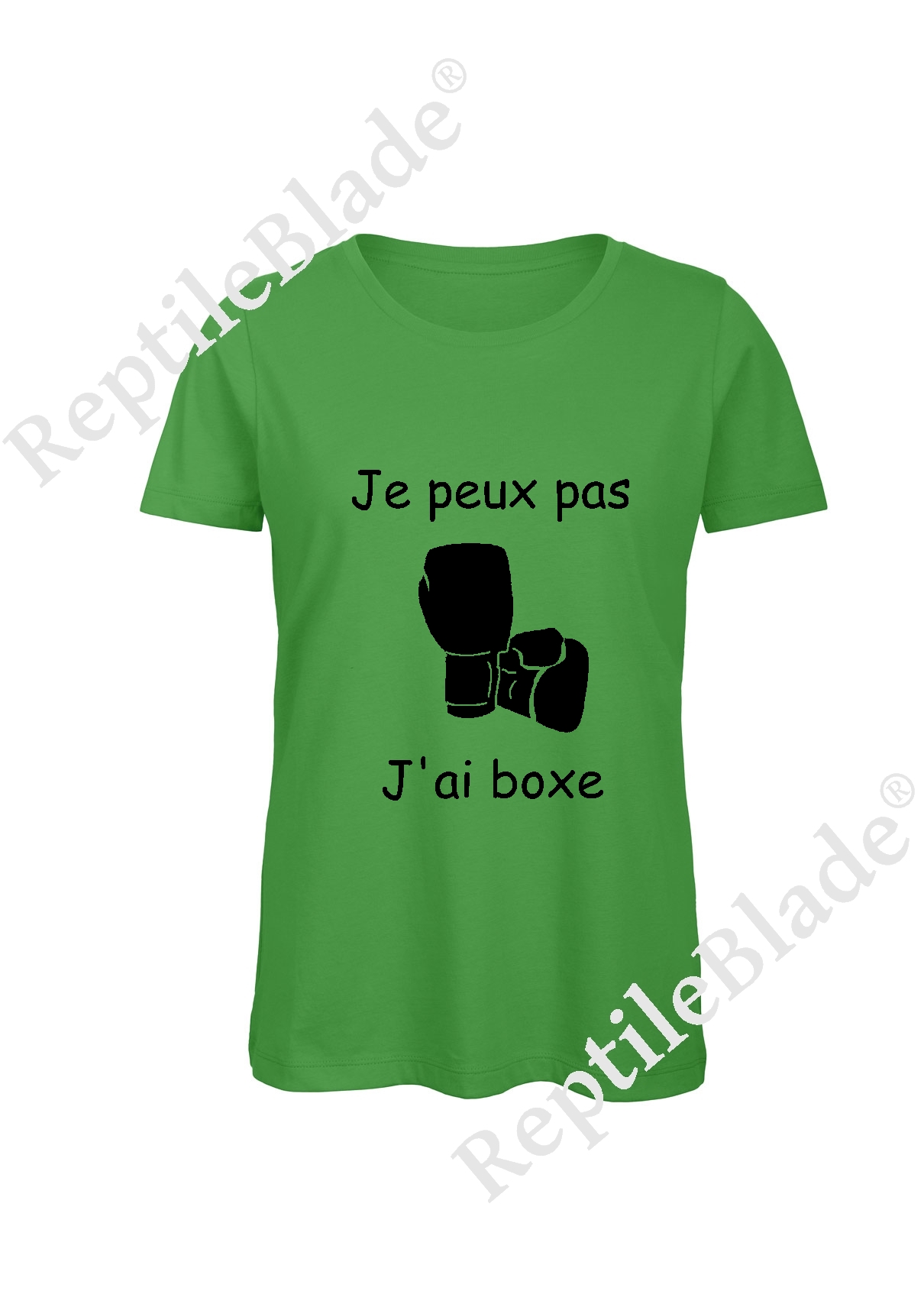 Miniature T-shirt femme "Je peux pas j'ai boxe"
