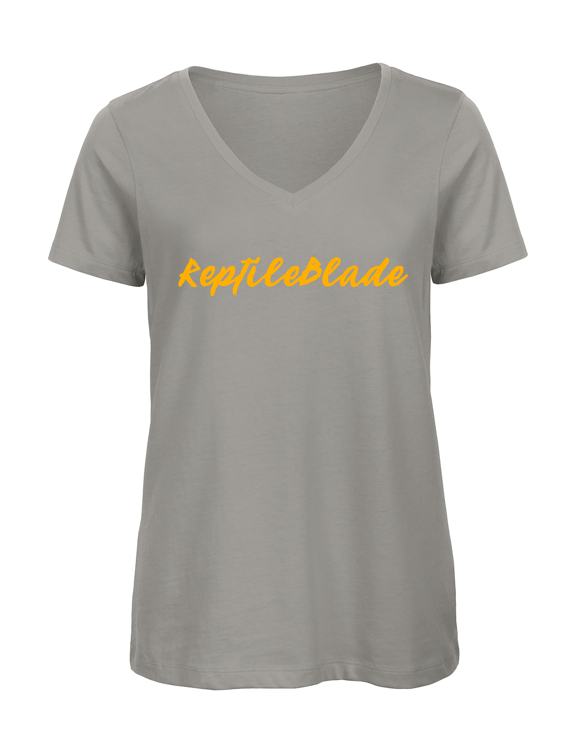 Miniature T-shirt femme col v "ReptileBlade"