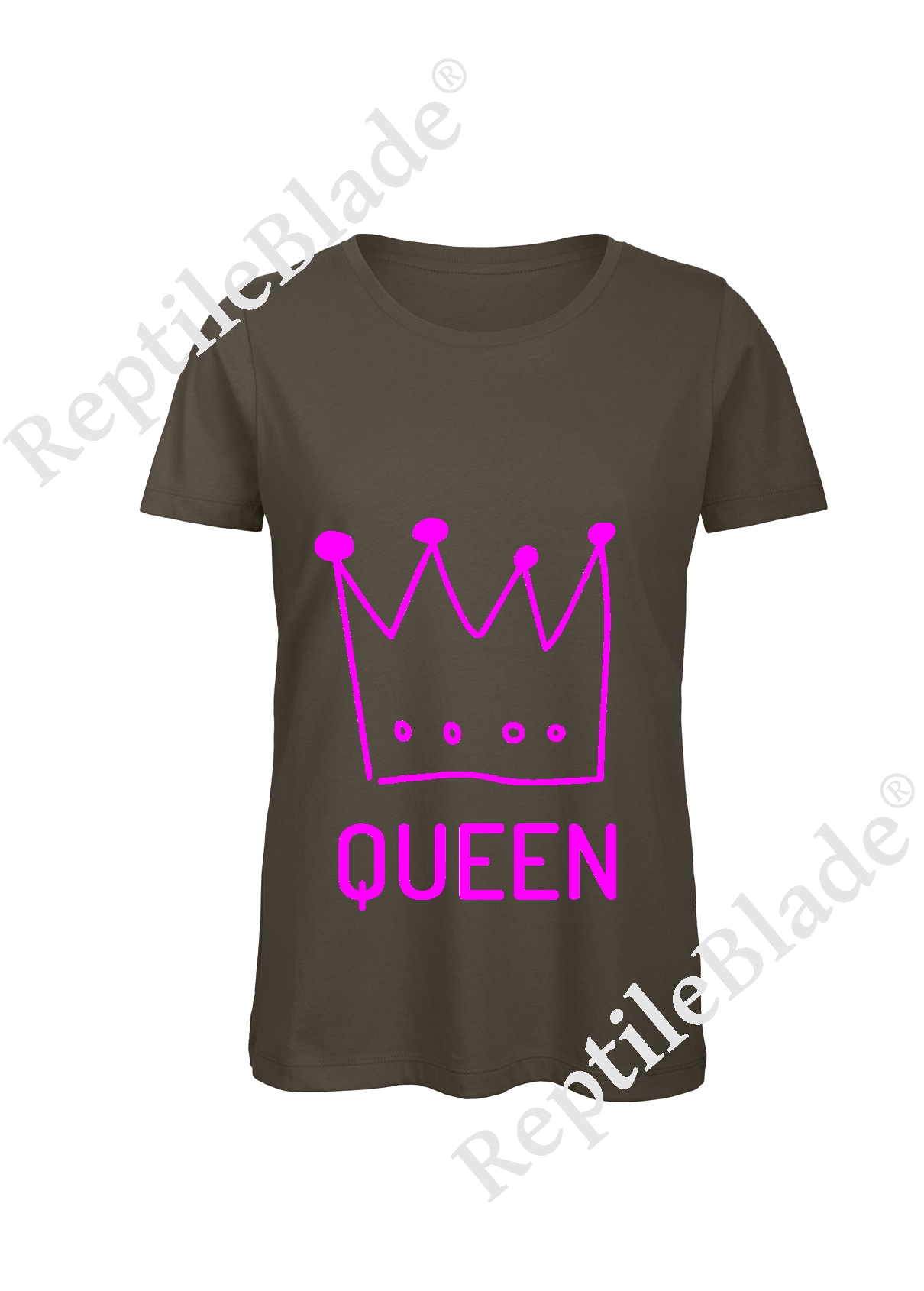Miniature T-shirt femme "queen"