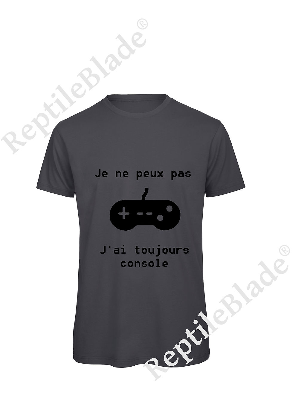 الصورة المصغرة: T-shirt homme "Je peux pas j'ai toujours console"