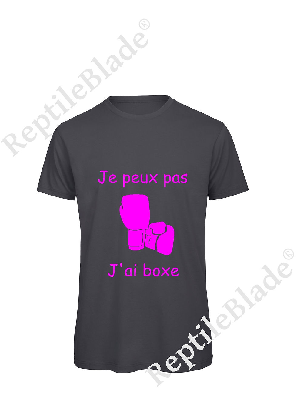 Thumbnail: T-shirt homme "Je peux pas j'ai boxe"