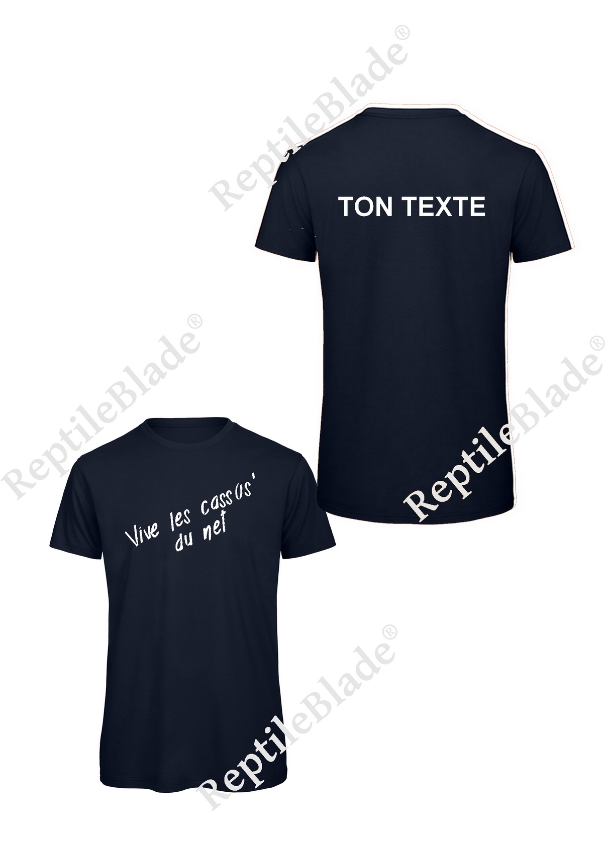 Miniature T-shirt homme "Vive les cassos' du net"