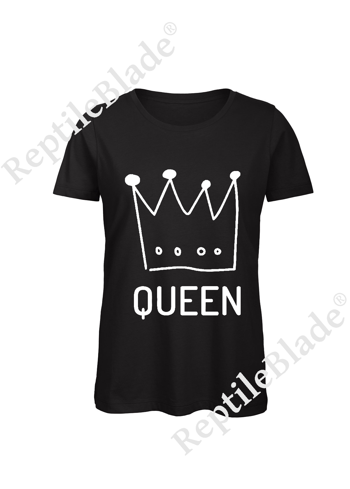 Miniature T-shirt femme "queen"