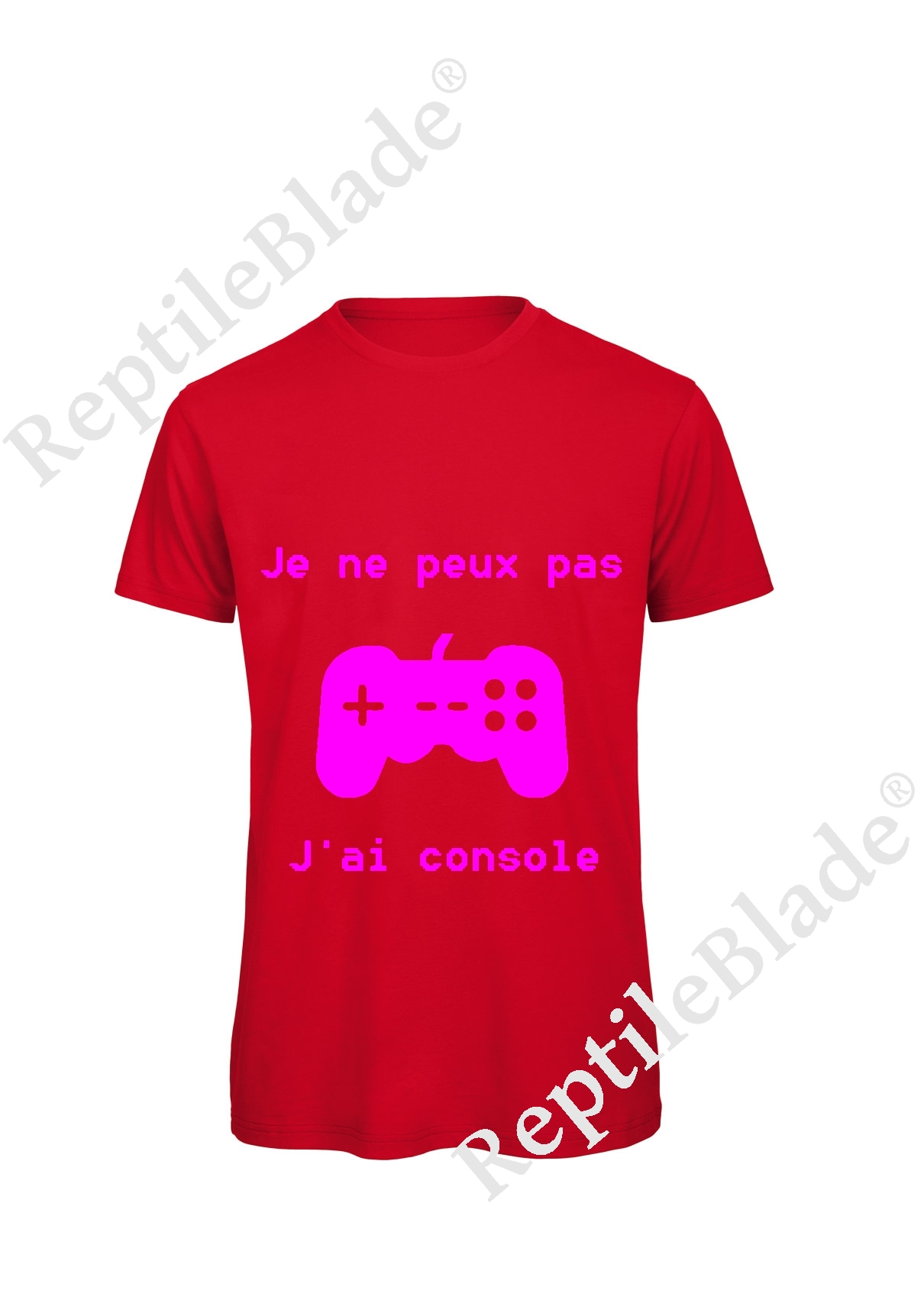 Miniature T-shirt homme "Je peux pas j'ai console"
