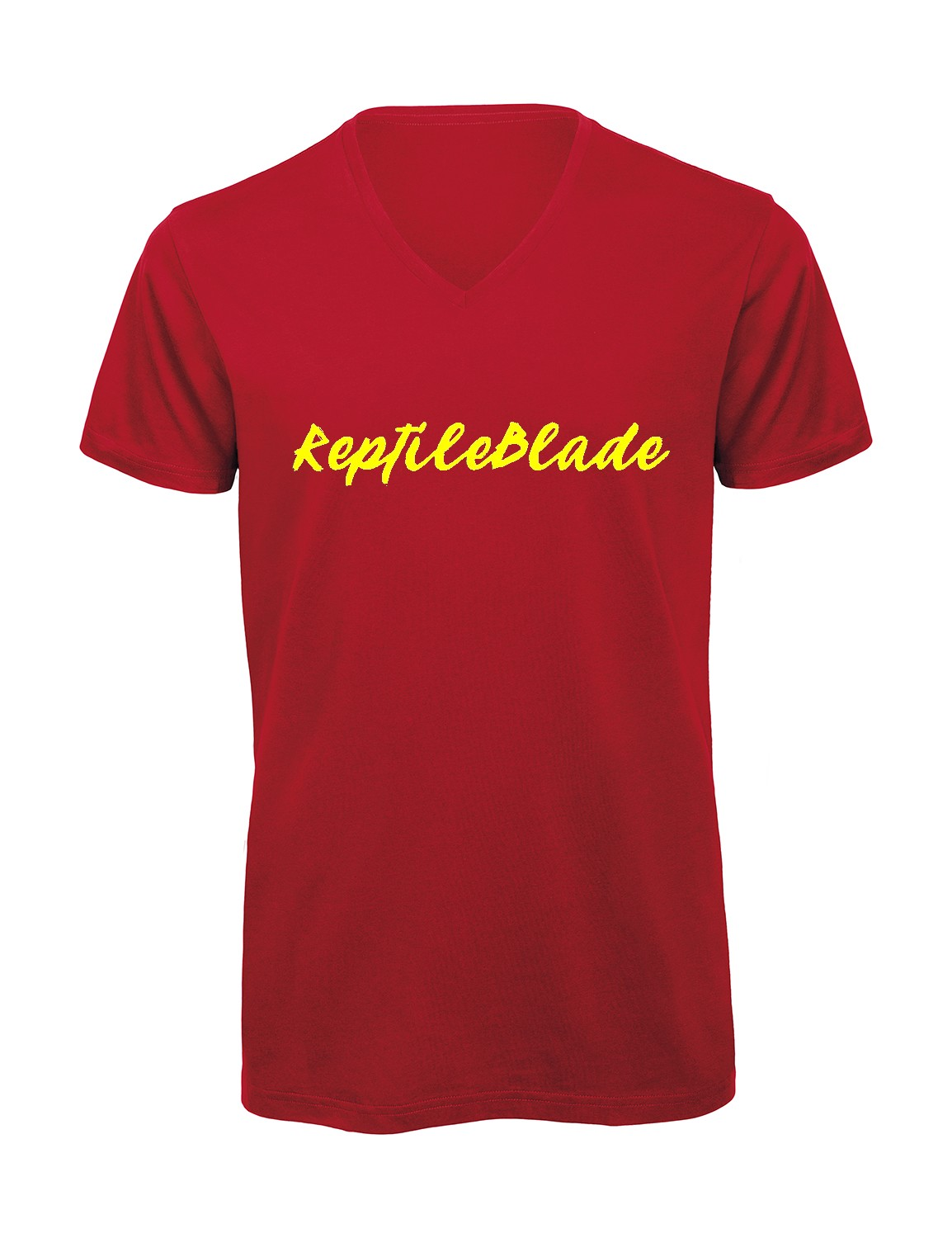 Miniature T-shirt homme col v "ReptileBlade"