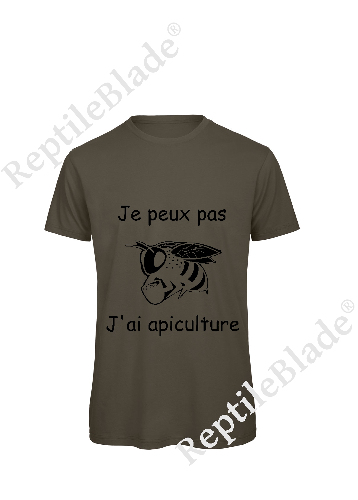 Miniature T-shirt homme "Je peux pas j'ai apiculture"