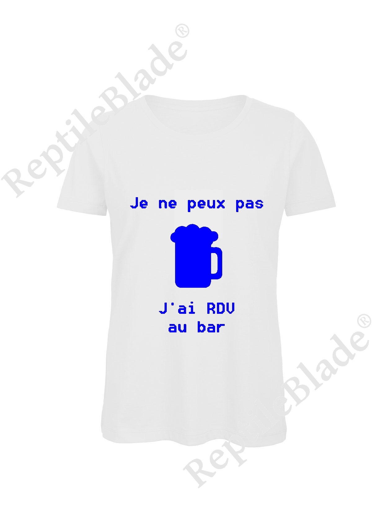 Miniature T-shirt femme "Je peux pas j'ai encore rdv au bar