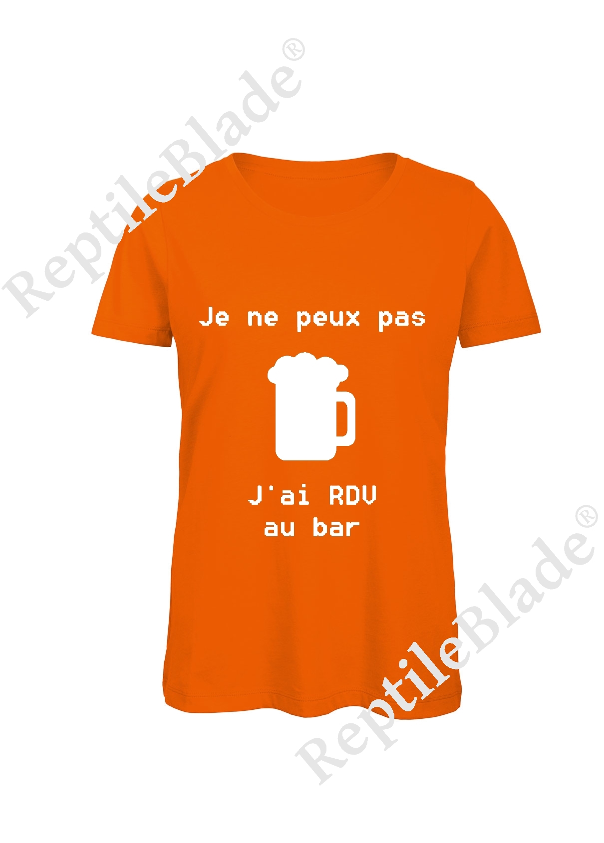 Miniature T-shirt femme "Je peux pas j'ai encore rdv au bar