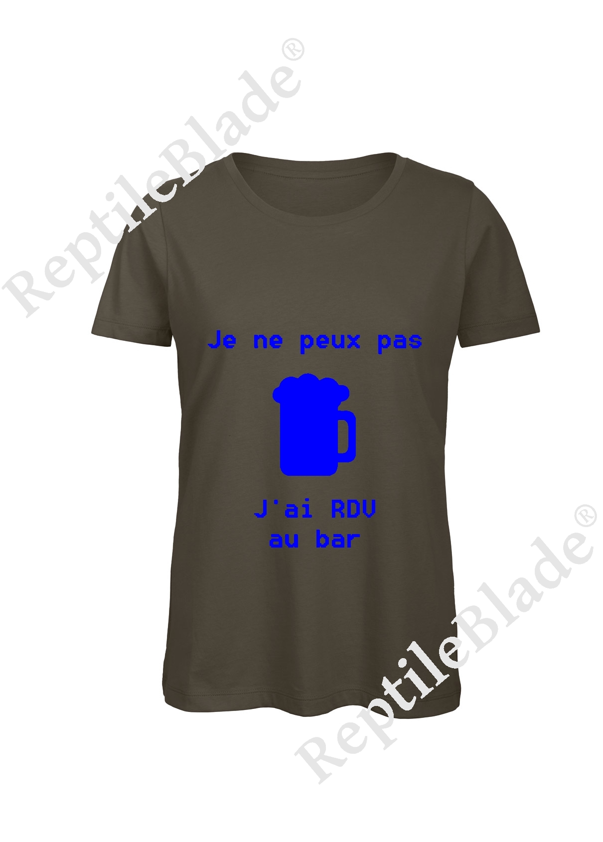 Miniature T-shirt femme "Je peux pas j'ai encore rdv au bar